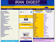 Tablet Screenshot of irandigest.com